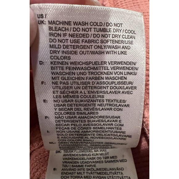 Adidas Waffle Knit Crewneck Long Sleeve Sweatshirt With Logo Size S/M - Picture 9 of 10